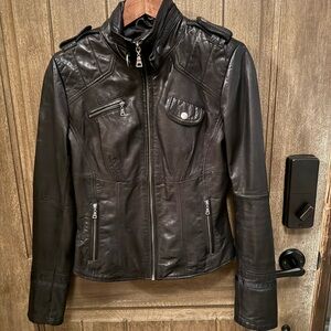 Danier - Black Leather Jacket